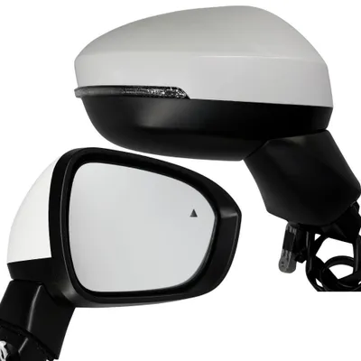 Immagine prodotto di Specchietto retrovisore destro BILMAX di ricambio per Nissan X-Trail T33 2022-2026, regolabile elettricamente, ripiegabile elettricamente, con assistente angolo cieco (BSM), bianco