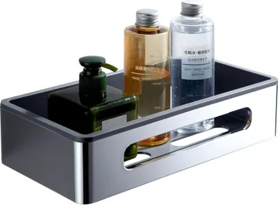 Produktbild von TrendLine Duschkorb eckig Kunststoff chrom