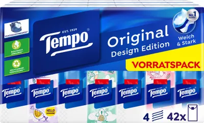 Obrázok produktu pre Vreckovky Tempo 42 balení po 10 vreckovkách