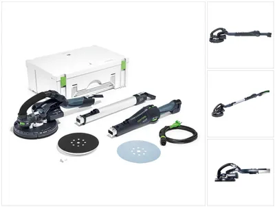 Zdjęcie produktu dla Festool LHS-E 225 EQ-Plus S/W PLANEX szlifierka z długą szyjką ( 575217 ) 550W 215mm w walizce + tarcza szlifierska
