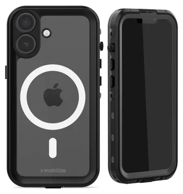 Produktbild von Mobilize Waterproof iPhone 17 Wasserdicht MagSafe Hülle Hardcase Backcover - Schwarz