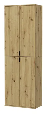 Produktbild von Garderobenschrank "Line-Up" Eiche Schuhschrank 61 x 193 cm