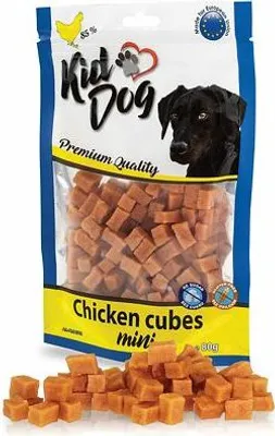 Produktbild von KIDDOG MINI, kleine Hühnerstückchen, 80 g