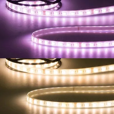 Produktbild von ISOLED LED AQUA RGB+WW Flexband Streifen, 24V, 19W, IP68, 4in1 chip, 60 LED/m