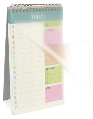 Produktbild von Tagesplaner A5 21x14cm Undatiert 52 Blatt Doppelspiralbindung Blau