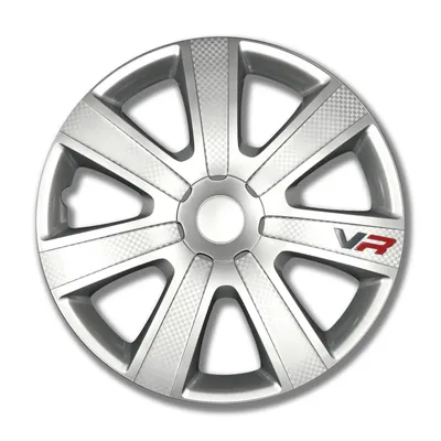 Produktbild von 4 STK 16 Zoll VR silber PETEX Radkappen Radzierblenden Satz PKW Auto