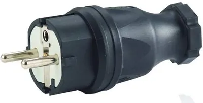Produktbild von HEDI 9004 Schuko-Stecker 250 V / 16 A, für Querschnitte bis 3x2,5 mm²
