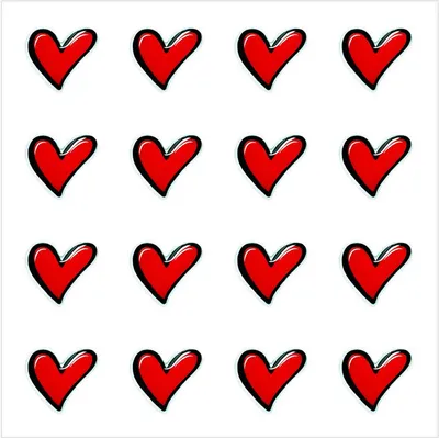 Image de Sticker 3D Mini cœur HQ