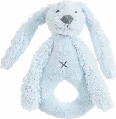 Produktbild von Happy Horse Babyrassel Hase Richie hellblau