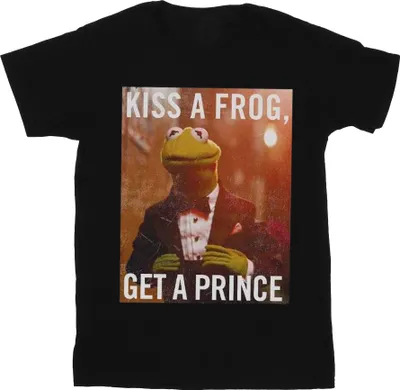 Produktbild von Disney - "The Muppets Kiss A Frog Get A Prince" T-Shirt für Damen BI41191 (S) (Schwarz)