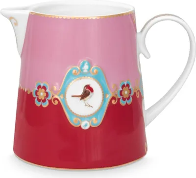 Produktbild von PIP STUDIO Love Birds Medallion Krug rot/pink 270ml