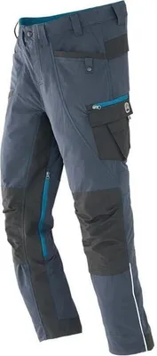 A pair of work pants displayed against a white background.