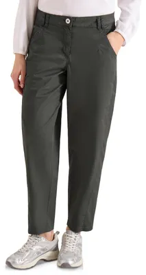 Produktbild von Cecil Mid Waist Barrel Leg Hose im Casual Fit Clear Khaki 31