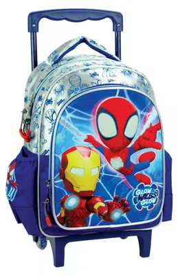 Produktbild von Spiderman Spidey Glow Rollender Kindergarten-Rucksack, Tasche 30 cm