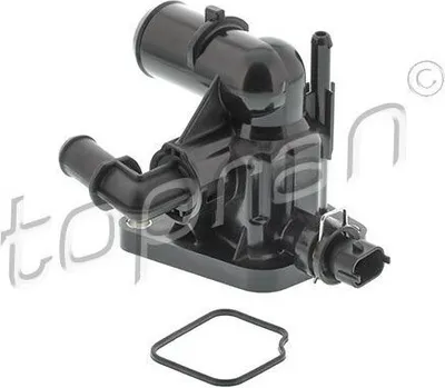 Produktbild von TOPRAN Thermostatgehäuse Kühlmittelreglergehäuse 208 380 für OPEL Corsa D Schrägheck (S07)