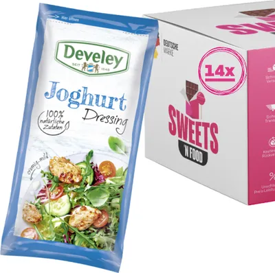 Produktbild von Develey Joghurt Dressing Portionsbeutel 14x75ml