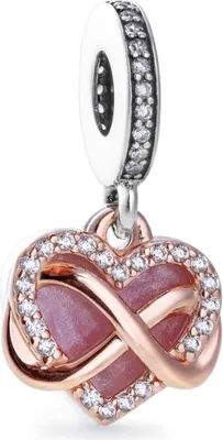 Zdjęcie produktu dla Pandora Rose 788878C01 Charm Wisiorek błyszczące serce nieskończoności