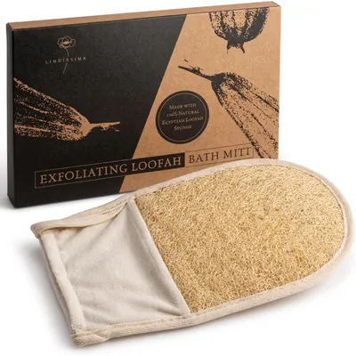 Immagine prodotto di Guanto esfoliante naturale in loofah per doccia e bagno