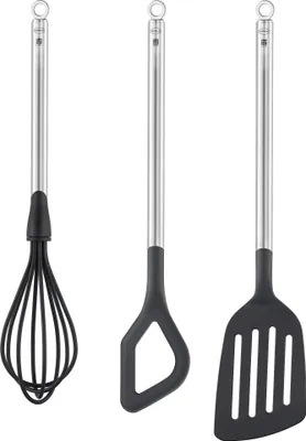 Produktbild von Rösle Rösle Gourmet-Set Starter , Basic Line 3-tlg., Kochlöffel, Pfannenwender, Schneebesen 130697 130697 4004293136978