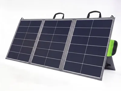 Produktbild von 100W Tragbare Solarpanel für Kraftwerke,20V Faltbares Solarladegerät,25% hoher Wirkungsgrad für Camping und Wohnmobile Power Station Solargeneratoren