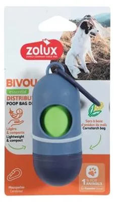 Produktbild von Zolux Bvk Poepzakhouder + 15 Poepzakjes Blauw