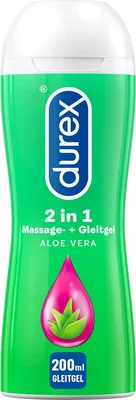 Produktbild von DUREX Play 2in1 Massagegel und feuchtigkeitsspendendes Intimgel mit beruhigender Aloe 200ml