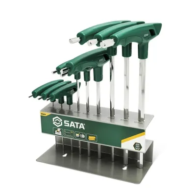 Produktbild von SATA 9 Tlg. Innensechskant-Winkelstift-Schlüssel Set ST09118 (Innensechskant)