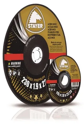 Productafbeelding van Doorslijpschijf Stayer voor metaal PREMIUM T41- O 125 x 1-6 x 22-23 mm