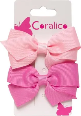 Image de Lot de barrettes roses - Coralico