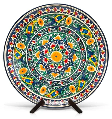 Produktbild von Lagan - KaraKalam R2, Rischtan Keramik, Ø 42 cm Teller Handarbeit