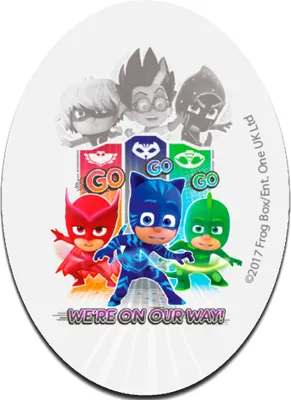 Obrázok produktu pre Disney © Pj Masks We're On Our Way 2 - Záplata, nažehľovačka, nažehľovacia záplata, nášivka, nášivky, záplaty, na nažehlenie, veľkosť: 11 x 8 cm