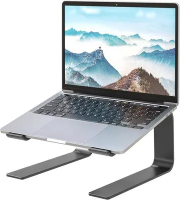 Zdjęcie produktu dla Ergonomiczna, regulowana podstawka pod laptopa do notebooków o przekątnej od 10 do 17,3 cala