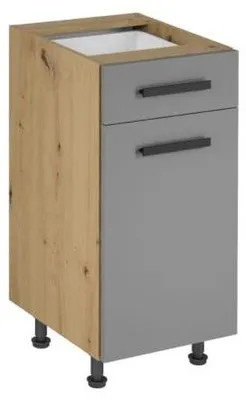 Produktbild von Schubladenschrank mit Fachböden Unterschrank Küchenschrank Einbauküche