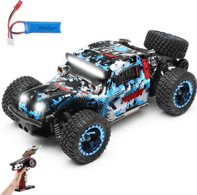 Produktbild von Wltoys 284161 RTR 1/28 2,4G 4WD RC Auto Off-Road Klettern Hochgeschwindigkeits LED-Licht Truck Fahrzeuge Modelle Spielzeug, 1 Batterien