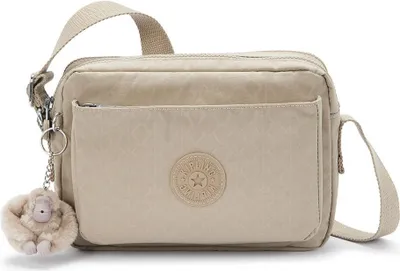 Produktbild von Kipling Abanu M 4 Liter Crossbody-Tasche KI6831 Signature Beige Embossed