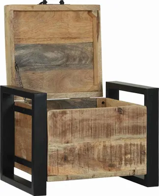 Obrázek produktu pro vidaXL Úložné truhly Hnědé 40 x 30 x 30 cm Masivní dřevo Mango