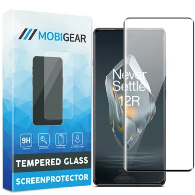 Produktbild von Mobigear Premium Displayschutz für OnePlus 12R: Panzerglas, gehärtetes Glas, Displayschutzfolie – kompatibel mit Hüllen