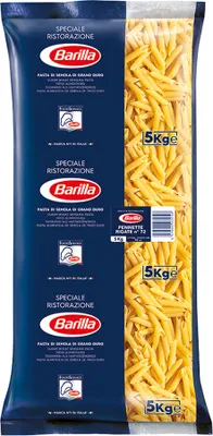 Produktbild von 3x Pasta Barilla - Ristorante - Pennette Rigate N.72 - 5kg - Italienische Nudeln