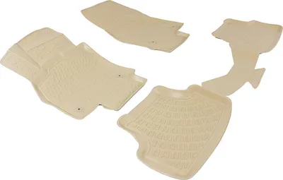 Image de 2017-2025 Tapis Audi Q2 Découpable TPE Beige 4 pcs