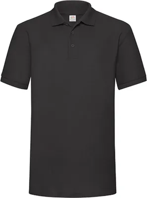 Image de Fruit of the Loom 63-204-0 | 65/35 Heavy piqué polo shirt men - Colour : Black - Size : XL