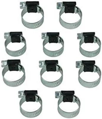 Produktbild von Famanu Schlauchschellen 10er Set 50 bis 65 mm - Schwarz