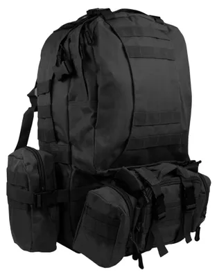 Immagine prodotto di Offlander - Zaino da escursionismo "Survival Combo", 18 litri PP3928 (taglia unica) (nero)