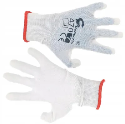 Imagen del producto de Guantes de trabajo blancos, talla 7