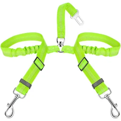 Productafbeelding van Autogordel voor honden, verstrengelingsbescherming, 2 stuks in 1, merk Limone