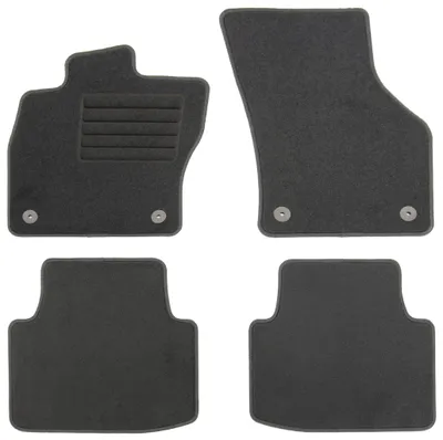 Fußmatten-Set für VW Passat B8 Limo/Variant, 11/2014-01/2024, 4-teilig, Schwarz