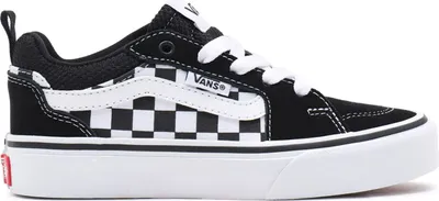 A side profile of a Vans shoe.