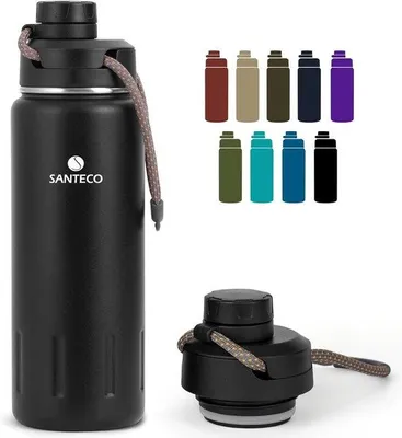 Produktbild von Famanu Isolierflasche 500 ml/710 ml - Edelstahl, BPA-frei, 100% auslaufsicher