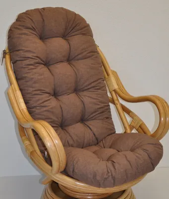 Produktbild von Polster für Schaukelstuhl , Ersatzpolster Schaukelstuhl / Drehsessel L 135 cm , Colore Marrone (dunkelbraun)