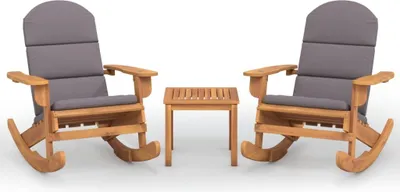 Obrázek produktu pro vidaXL 3dílná zahradní lounge souprava Adirondack z masivního dřeva Akácie