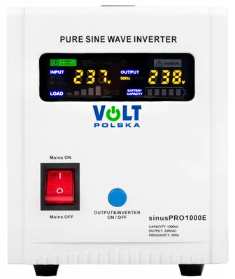 Produktbild von Reiner Sinus-Wechselrichter 1000W 12V USV Notstromversorgung für Ofen und